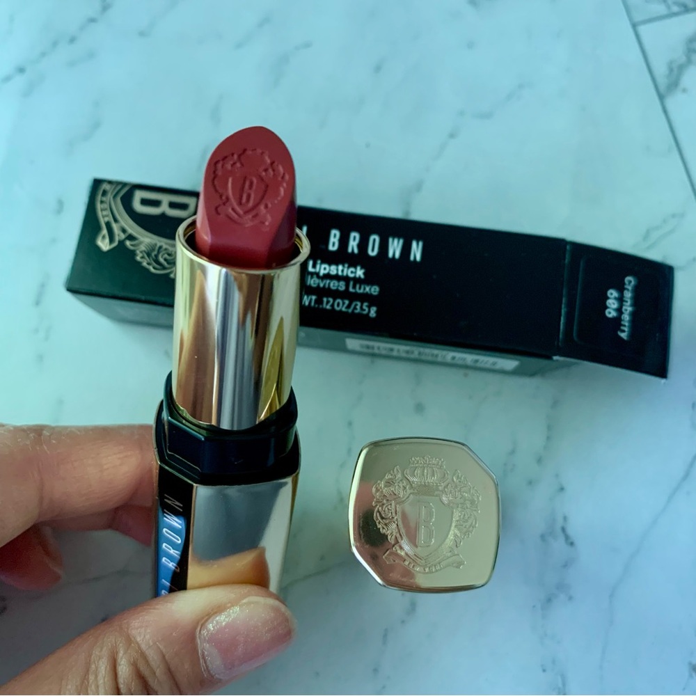 Bobbi Brown Luxe Lipstick - 606 Cranberry 0.12 oz full size